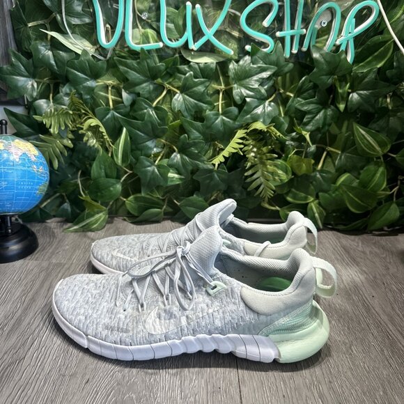 Nike Free RN 5.0 Next Nature Women's Size 10 Running Shoes Pure Platinum Mint - Picture 4 of 10